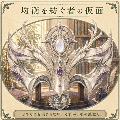 均衡を紡ぐ者の仮面