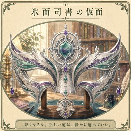 氷面司書の仮面