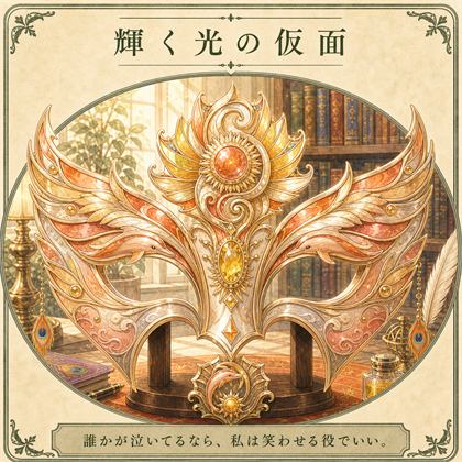 輝く光の仮面
